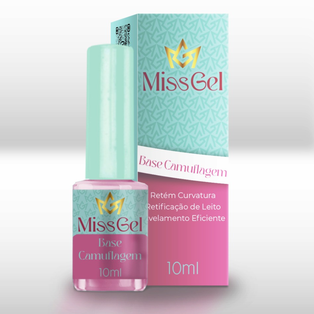 BASE CAMUFLAGEM 10ML - MISS GEL