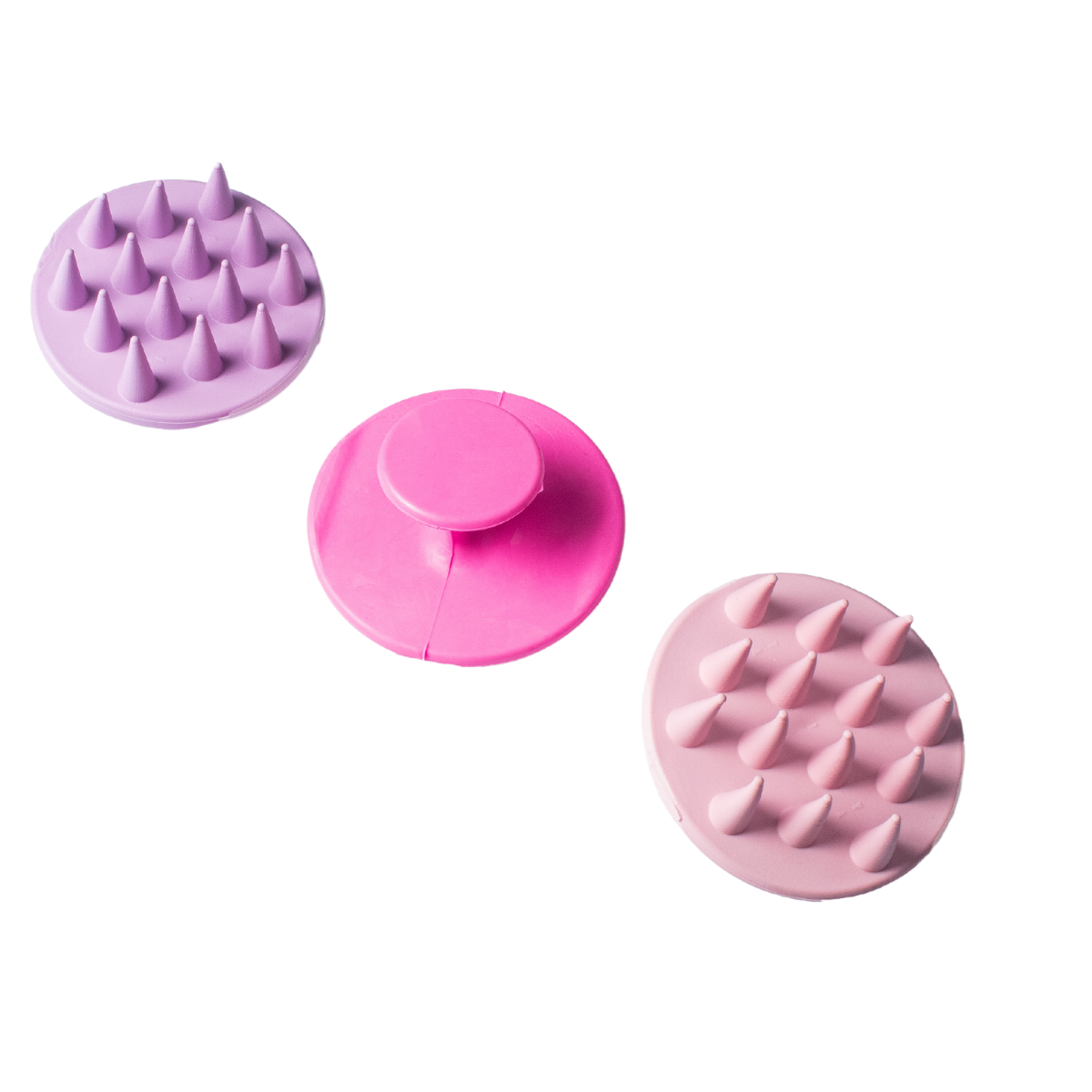 ESCOVA MASSAGEADORA DE COURO CABELUDO DE SILICONE