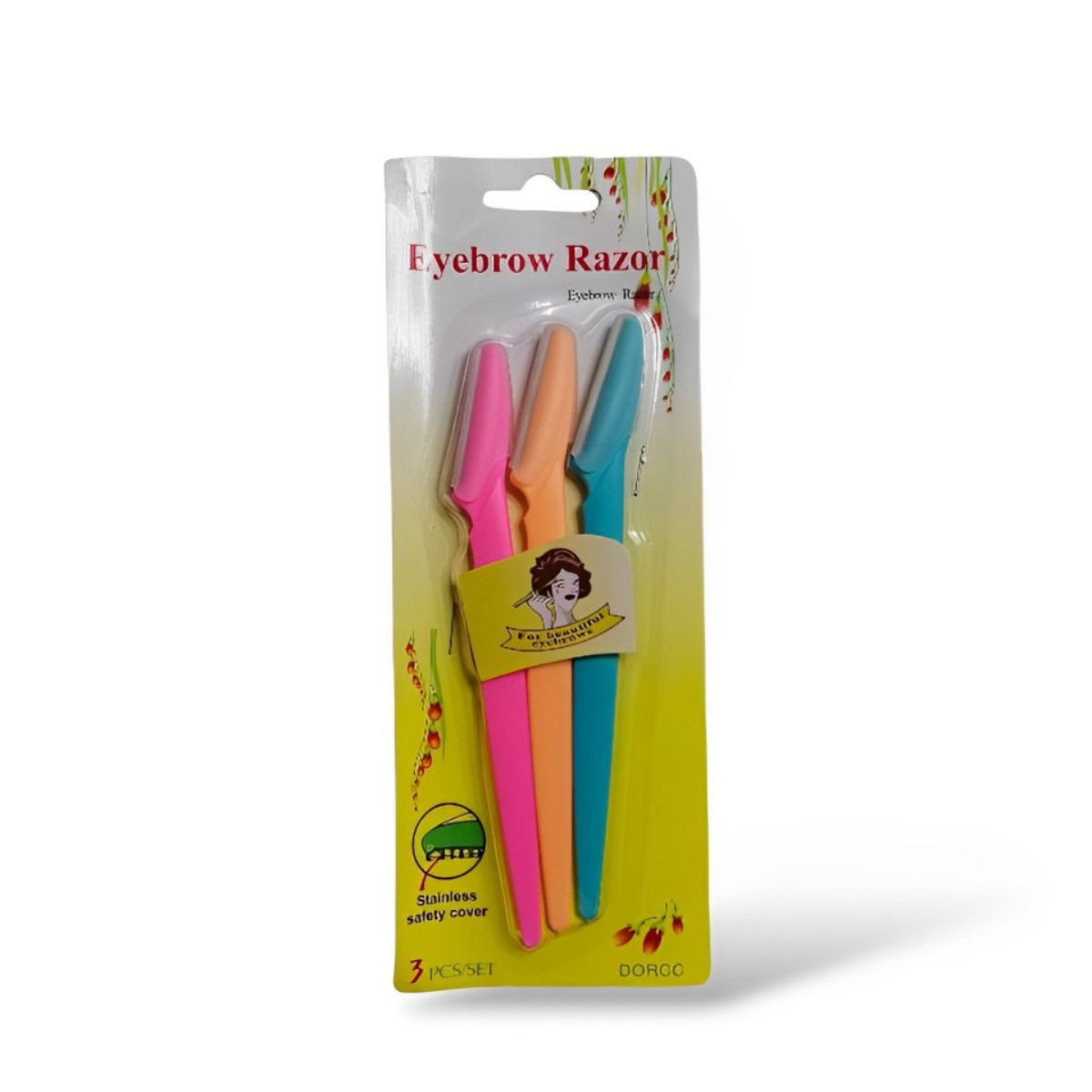 KIT COM 3 NAVALHAS PARA SOMBRANCELHAS