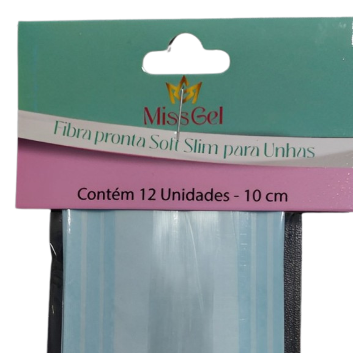 FIBRA DE VIDRO PRONTA SOFT SLIM 12 UNIDADES C/ 10 CM - MISS GEL