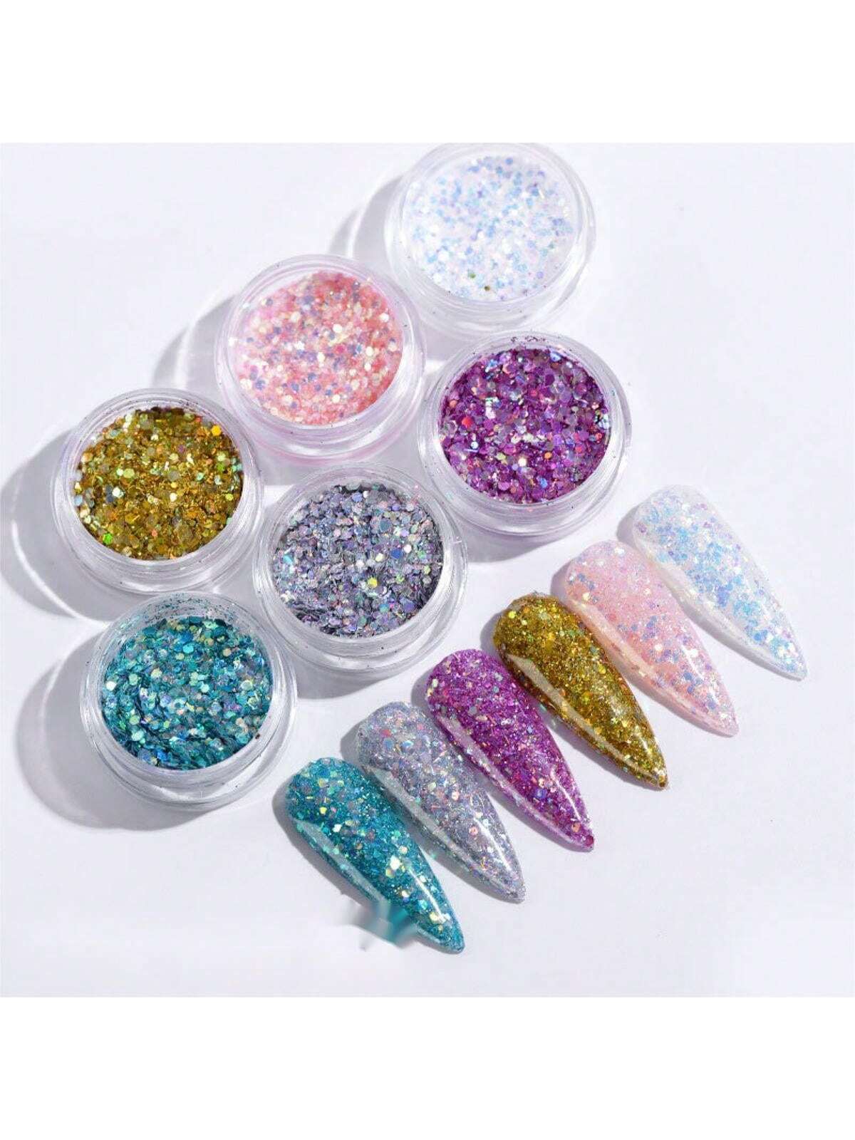 Kits Glitter Colorido 24 Unid (Ky 1012)