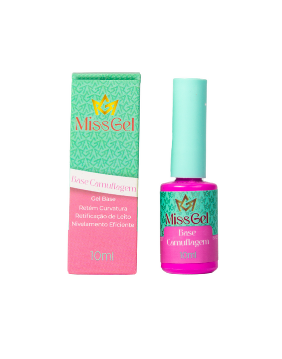 GEL BASE CAMUFLAGEM 10ML - MISS GEL