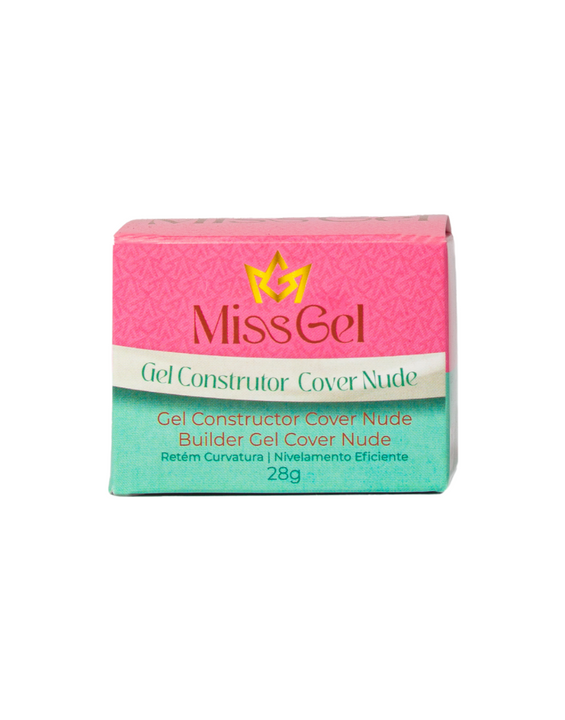 GEL CONSTRUTOR COVER NUDE 28G - MISS GEL