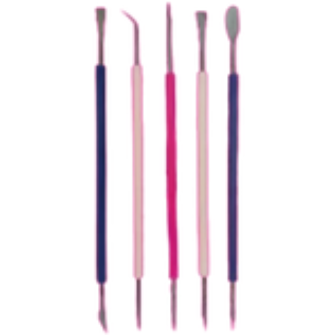 ESPÁTULAS DUPLAS LAVANDA 36 KIT 5UN