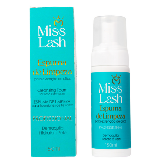 ESPUMA DE LIMPEZA PROFISSIONAL 150ML - MISS LASH