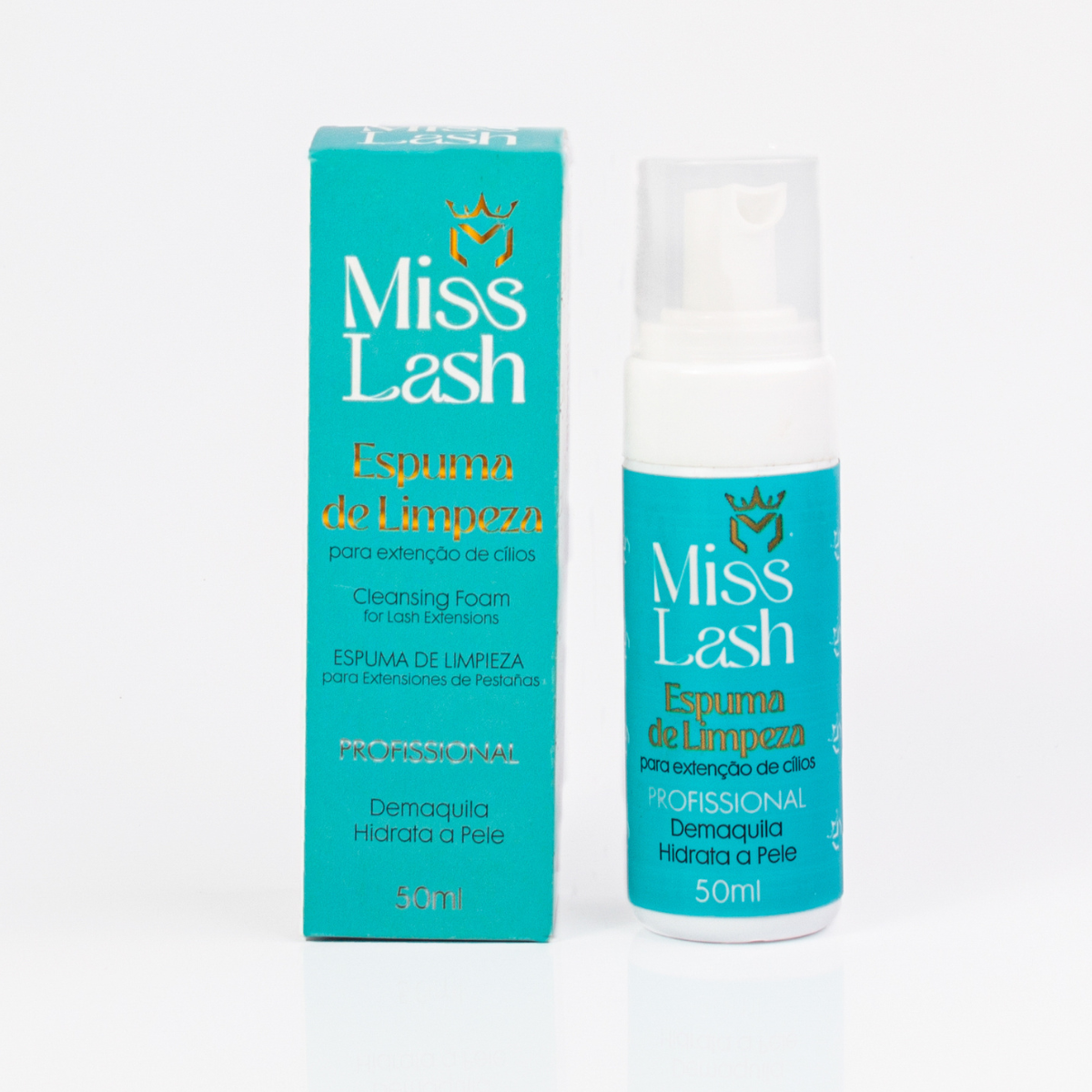 ESPUMA DE LIMPEZA PROFISSIONAL 50ML - MISS LASH