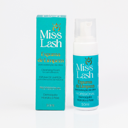 ESPUMA DE LIMPEZA PROFISSIONAL 50ML - MISS LASH