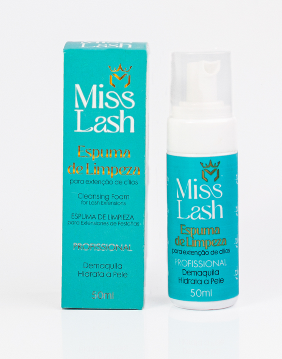 ESPUMA DE LIMPEZA PROFISSIONAL 50ML - MISS LASH