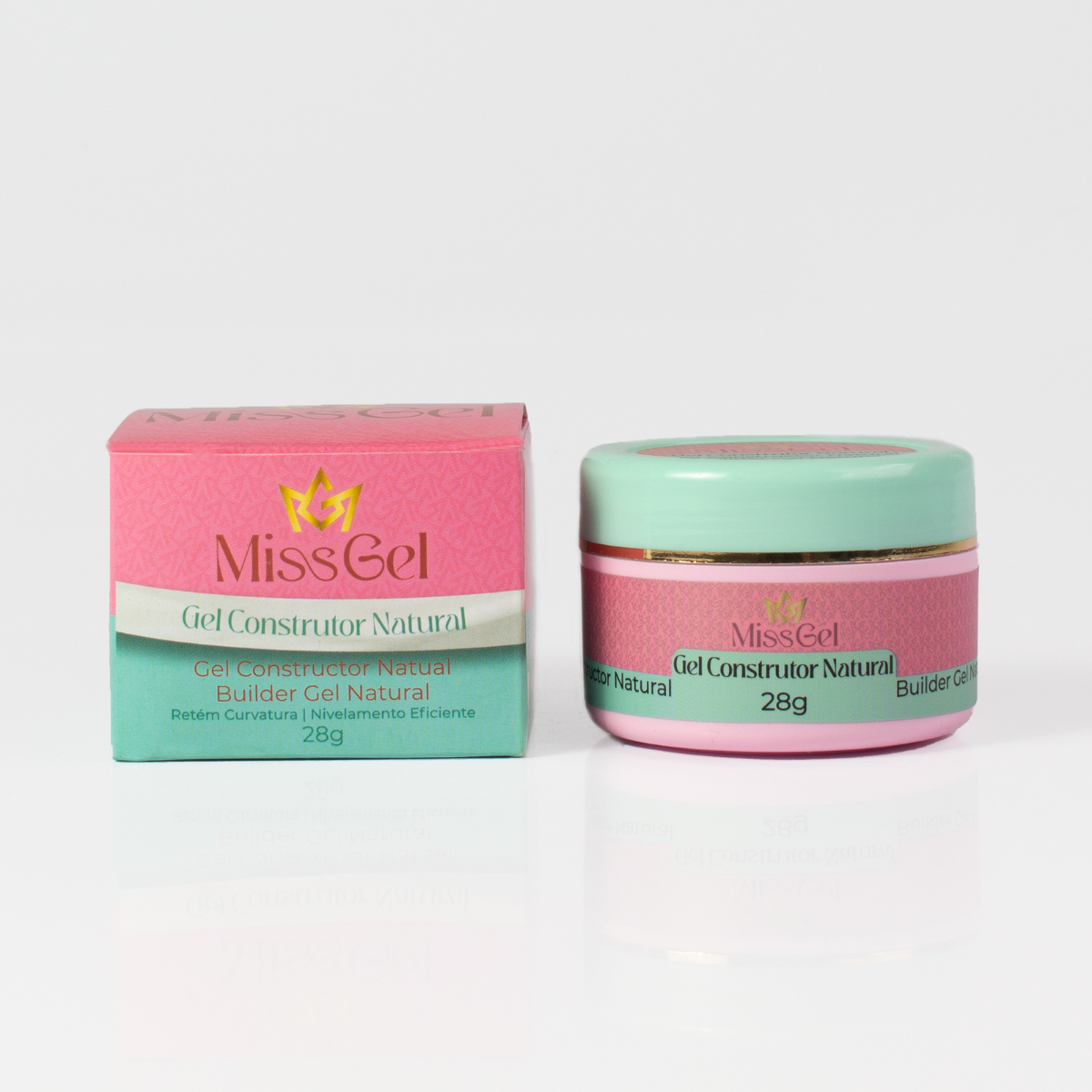 GEL CONSTRUTOR NATURAL 28G - MISS GEL