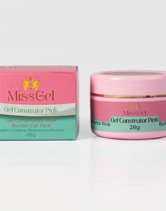 GEL CONSTRUTOR PINK 28G - MISS GEL