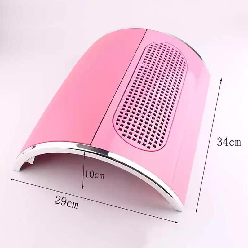 Coletor Aspirador de Pó 3 Cooler Bivolt Rosa - 858-5 Nail Dust Collector